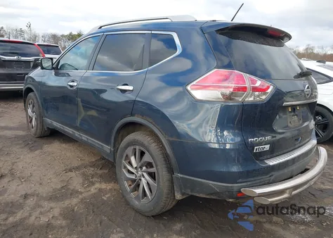 2016 Nissan Rogue Sl z USA, uszkodzony, nr VIN 5N1AT2MV9GC861050
